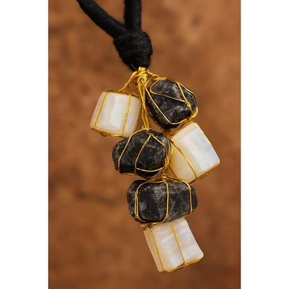 Black Tourmaline and Selenite Hangers
