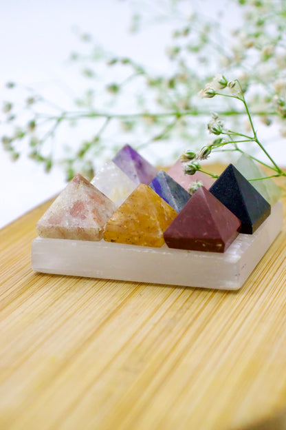 NavGrah Selenite Plate